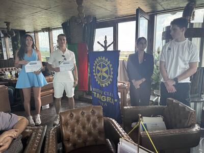 Тържество по Чартиране на Интеракт клуб и предаване на огърлици на клубовете от семейството на РК София - Тангра