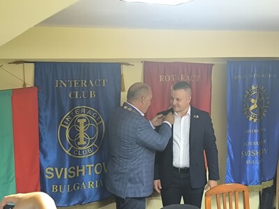 Среща на ДГ Пламен Цветков с Ротари клуб Свищов, 16.септември.2025