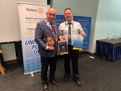 Среща на ДГ Пламен Цветков с Ротари клуб Пловдив Филипопол и Пловдив Пълдин, 28.Октомври.2025