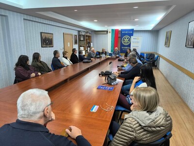 Среща на ДГ Пламен Цветков с Ротари клуб Ямбол, 14.октомври.2025