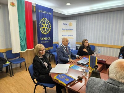 Среща на ДГ Пламен Цветков с Ротари клуб Ямбол, 14.октомври.2025