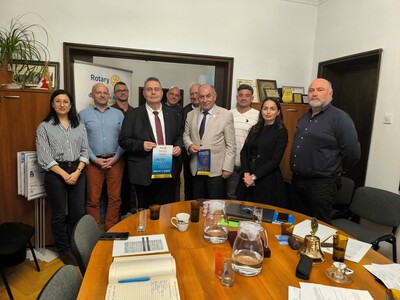 Среща на ДГ Пламен Цветков с Ротари клуб Пловдив Интернешенъл, 29.октомври.2025