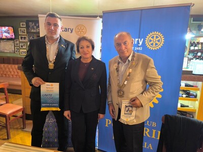 Среща на ДГ Пламен Цветков с Ротари клуб Поморие, 3.ноември.2025