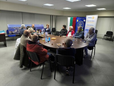 Среща на ДГ Пламен Цветков с Ротари клуб Несебър, 4.ноември.2025