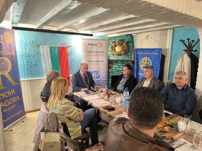 Среща на ДГ Пламен Цветков с Ротари клуб Нова Загора, 12.ноември.2025