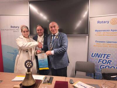 Среща на ДГ Пламен Цветков с Ротари клуб Русе, 24.ноември.2025