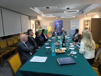 Среща на ДГ Пламен Цветков с Ротари клуб София Център, 03.декември.2025