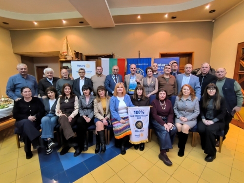 Среща на ДГ Пламен Цветков с Ротари клуб Айтос, 10.февруари.2026