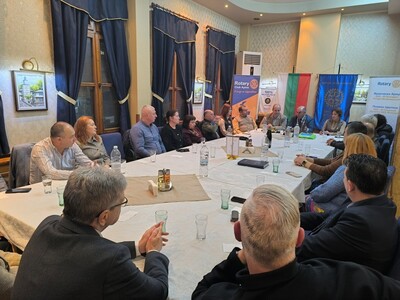 Среща на ДГ Пламен Цветков с Ротари клуб Айтос, 10.февруари.2026