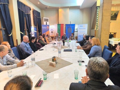 Среща на ДГ Пламен Цветков с Ротари клуб Айтос, 10.февруари.2026