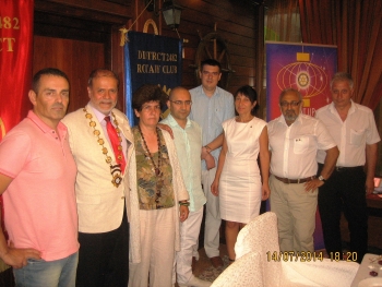 Официална визита на Иларио Астинов, ДГ 2014-2015 в РК Бургас, 14 юли 2014