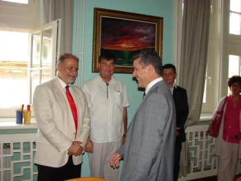 Среща на ДГ и президентите на бургаските клубове с Областния управител на Бургаска облас, 15 юли 201