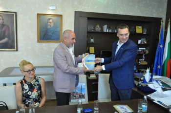 Срещи на ДГ Митко Минев с Областния управител и с Кмета на Бургас, 16 юли 2019