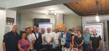 Среща на ДГ Митко Минев с Ротари клуб Попово 10 септември 2019 г