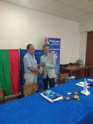 Среща на ДГ Борислав Къдреков с Ротари клуб Разград, 23 август 2021