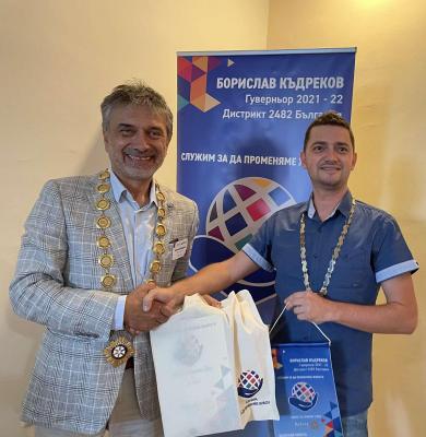 Среща на ДГ Борислав Къдреков с Ротари клуб Созопол, 08 септември 2021