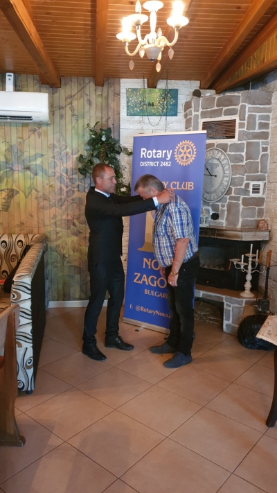 Съби Стойчев е президент на Ротари клуб Нова Загора за 2020/2021 година.